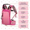 QOGIR Ski Harness for Kids: Learn to Ski Safely and Teach Your Child The Speed Control of Skiing and Snowboarding, Snowboard Trainer with Mini Backpack and Adjustable Seat Harness view 4