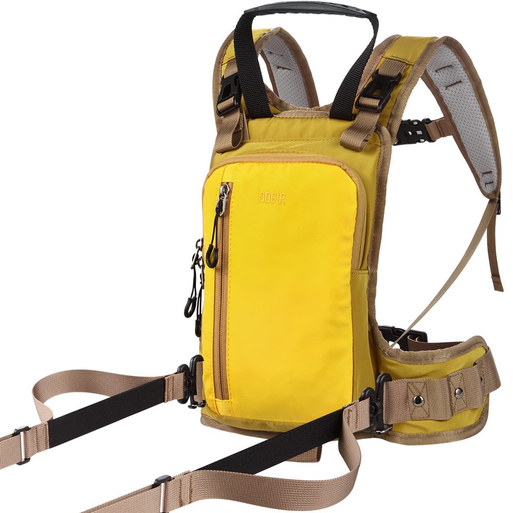 QOGIR Ski and Snowboard Harness for Kids: Learn to Ski and Teach Your Child The Speed Control of Skiing (Yellow, One Size)