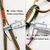 JOTOUCH Daisy Loop Chain for Climbing,22KN(4850lb) Nylon Webbing Sling Safe Chain for Outdoor Activities,Personal Anchor Tether System,Aid Climbing(140cm/55in) view 4