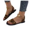 2 Strap Sandals Women Casual Breathable Sandals Fashion Flats Women's Slip-on Shoes Women's Sandals Women (Brown, 7.5) view 3