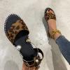 2 Strap Sandals Women Casual Breathable Sandals Fashion Flats Women's Slip-on Shoes Women's Sandals Women (Brown, 7.5) view 4