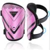 Shin Guards Soccer Kids Youth, CE Certified Airsfish Shin Pads Protection Gear for 2-18 Years Old Boys Girls Teenagers High Impact Resistant Breathable Comfortable 1 Pair 4 Sizes (X-Small, Pink) view 1