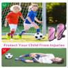 Shin Guards Soccer Kids Youth, CE Certified Airsfish Shin Pads Protection Gear for 2-18 Years Old Boys Girls Teenagers High Impact Resistant Breathable Comfortable 1 Pair 4 Sizes (Medium, Pink) view 4