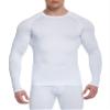4 Pack Compression Shirts for Men Long Sleeve Athletic Cold Weather Base Layer Undershirt Gear T Shirt for Workout L view 2