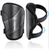 Shin Guards Soccer Kids Youth, CE Certified Airsfish Shin Pads Protection Gear for 2-18 Years Old Boys Girls Teenagers High Impact Resistant Breathable Comfortable 1 Pair 4 Sizes (Small, Black) view 1