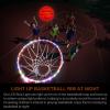 Waybelive 2Pcs LED Light Up Basketball Set, LED Basketball&Basketball Hoop Lights, Control LED Basketball Rim Light,16 Color Change by Yourself, Waterproof, Super Bright to Play at Night Outdoors view 2