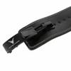 100% Top-Grain Leather 10mm Thick 4 Wide Quick Adjustable Metal Lever Powerlifting Belt+ 24" Black Unpadded Weightlifting Straps (X-Large) view 3