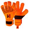 ONEKEEPER Vector Junior Goalkeeper Gloves  with Finger Protection/Removable Fingersaves  Soccer Goalie Gloves for Kids & Youth  3.5mm Semi-Pro Latex (Sizes 3-7) (Fluo Orange Size 4) view 1