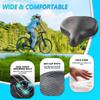 YLG Oversized Bike Seat Compatible with Peloton - Extra Wide Comfort Foam Saddle for Women & Men, Waterproof Shock Absorbing Replacement for Peloton Bike & Bike+ view 4