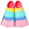 Azuunye Kids Swim Fins,Short Swimming Flippers,Swim Training Fins for Lap Swimming,for Children Girls Boys Beginners view 1