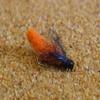 Tungsten Mop Jig Fly Size #10 - Euro Nymph Tied on Hanak Hooks - 6ct Pack (Orange Hook #10) view 1