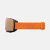 Giro Women's Lusi Ski and Snowboard Goggles - Tiger Lily/Monarch Orange Filmore Sun Strap with Vivid Rose Gold/Vivid Infrared Lenses view 2