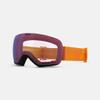 Giro Women's Lusi Ski and Snowboard Goggles - Tiger Lily/Monarch Orange Filmore Sun Strap with Vivid Rose Gold/Vivid Infrared Lenses view 3