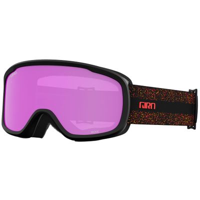 Giro Moxie Womens Snow Goggle - Tiger Lily/Monarch Orange Expedition Strap with Amber Pink/Yellow Lenses