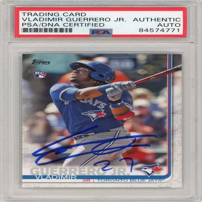 Vladimir Guerrero Jr 2019 Topps Series 2 Autograph 27" Rookie Card PSA/DNA
