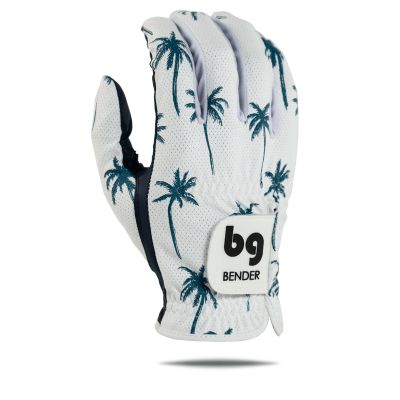 Bender Gloves - Men's Golf Glove, Durable Mesh Material, Unique Golf Gloves Men Left Handed Golfer (Wear On Right)
