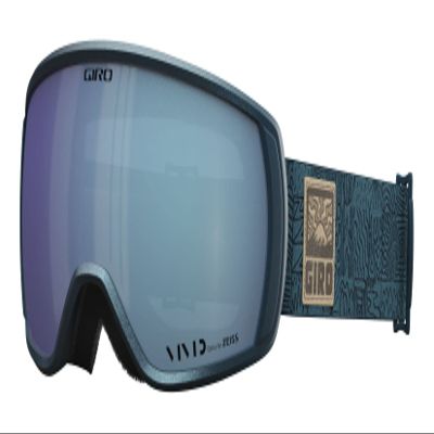 Giro Facet Snow Goggles 2023 - Women's Ano Harbor Blue Adventure Grid Frame with Vivid Royal Lens Medium