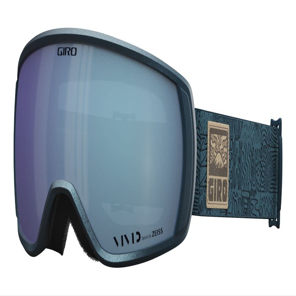 Giro Facet Snow Goggles 2023 - Women's Ano Harbor Blue Adventure Grid Frame with Vivid Royal Lens Medium