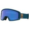Giro Adult and Youth Semi Ski and Snowboard Goggles - Harbor Blue Adventure Grid Strap w/Grey Cobalt/Yellow Lenses view 1