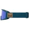 Giro Adult and Youth Semi Ski and Snowboard Goggles - Harbor Blue Adventure Grid Strap w/Grey Cobalt/Yellow Lenses view 2