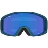 Giro Adult and Youth Semi Ski and Snowboard Goggles - Harbor Blue Adventure Grid Strap w/Grey Cobalt/Yellow Lenses view 3