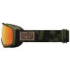 Giro Adult and Youth Ringo Ski and Snowboard Goggles - Trail Green Cloud Dust Strap with Vivid Ember Lens view 2