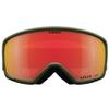 Giro Adult and Youth Ringo Ski and Snowboard Goggles - Trail Green Cloud Dust Strap with Vivid Ember Lens view 3