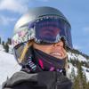 Giro Ella Women's Snow Goggle - Black Craze Strap with Vivid Rose Gold/Infrared Lenses view 4