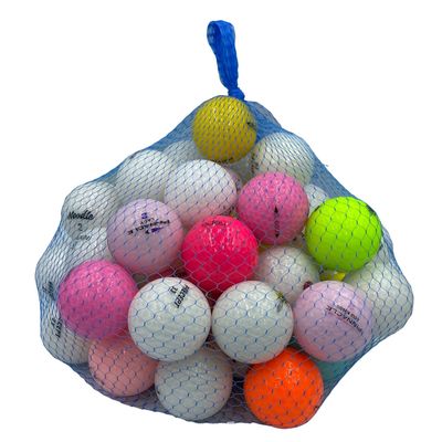 Golf Ball Planet Crystal Color Mix Used Golf Balls (50 Pack, 4A / Near Mint)