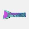 Giro Dylan Ski Goggles - Snowboard Goggles for Women & Youth - Screaming Teal Chroma Dot Strap with Amber Pink/Yellow Lenses view 2