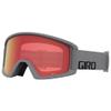 Giro Semi Asian Fit Ski Goggles - Snowboard Goggles for Men, Women & Youth - Grey Wordmark Strap w/Amber Scarlet/Yellow Lenses view 1