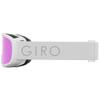 Giro Moxie Asian Fit Women's Snow Goggle - White Core Light Strap with Amber Pink/Yellow Lenses view 2