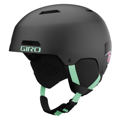 Giro Ledge Snow Helmet - Matte Black Split Fountain Mountain - Size L (59-62.5cm)