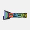 Giro Semi Ski Goggles - Snowboard Goggles for Men, Women & Youth - Black Split Fountain Mountain Strap with Loden Green/Yellow Lenses view 2
