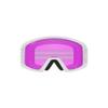 Giro Dylan Asian Fit Ski Goggles - Snowboard Goggles for Women & Youth - White Flake Strap with Amber Pink/Yellow Lenses view 3