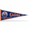 Rico Industries NHL Hockey Edmonton Oilers Classic 12" x 30" Felt Wall Dcor Pennant - Great for Home/Bed Room/Man Cave Dcor view 1