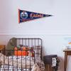Rico Industries NHL Hockey Edmonton Oilers Classic 12" x 30" Felt Wall Dcor Pennant - Great for Home/Bed Room/Man Cave Dcor view 4