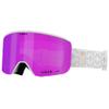Giro Ella Ski Goggles - Snowboard Goggles for Women - White Limitless Strap with Vivid Pink/Vivid Infrared Lenses view 1