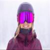 Giro Ella Ski Goggles - Snowboard Goggles for Women - White Limitless Strap with Vivid Pink/Vivid Infrared Lenses view 4