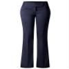 Design by Olivia Women's Ultra Stretch Comfy Millennium Bootcut Dress Pants Work Business Office Trousers Navy XS view 1