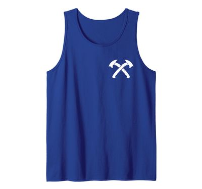 Vintage Axe Throwing Retro Crossed Hatchets for Men Thrower Tank Top