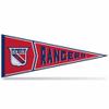 Rico Industries NHL Hockey New York Rangers Retro 12" x 30" Felt Wall Dcor Pennant - Great for Home/Bed Room/Man Cave Dcor view 1