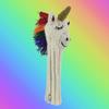 Unicorn Knit Wool Golf Club Headcover by Sunfish (Fairway) view 3
