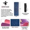 BodyForge Yoga Mat Thick Exercise Mat Thick Non-Slip Extra Thick High-Density Pilates (Blue/Light Blue) & Resistance Exercise Loop Exercise Bands with Instruction Guide and Carry Bag, Set of 5 Bundle view 4