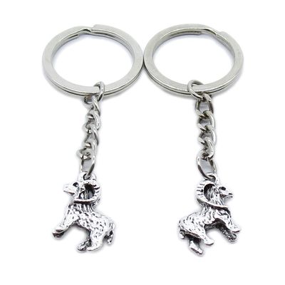 10 Pieces Keychain Keyring Door Car Key Chain Ring Tag Charms Supplies RK6L5J Sheep Lamb Goat