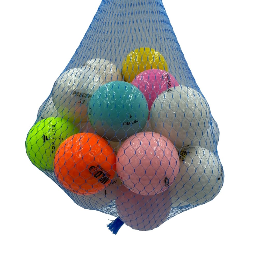 Golf Ball Planet Crystal Color Mix Used Golf Balls (24 Pack, 4A / Near Mint)