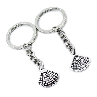 5 Pieces Keychain Keyring Door Car Key Chain Ring Tag Charms Supplies HD4K5Y Shell