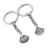 5 Pieces Keychain Keyring Door Car Key Chain Ring Tag Charms Supplies HD4K5Y Shell view 1