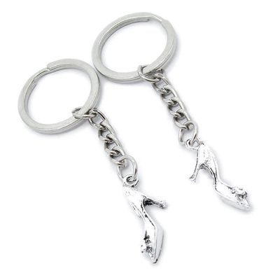 5 Pieces Keychain Keyring Door Car Key Chain Ring Tag Charms Supplies PN6B9N High Heels Shoes