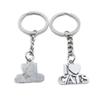 5 Pieces Keychain Keyring Door Car Key Chain Ring Tag Charms Supplies XV8B8Y Love Cats view 1